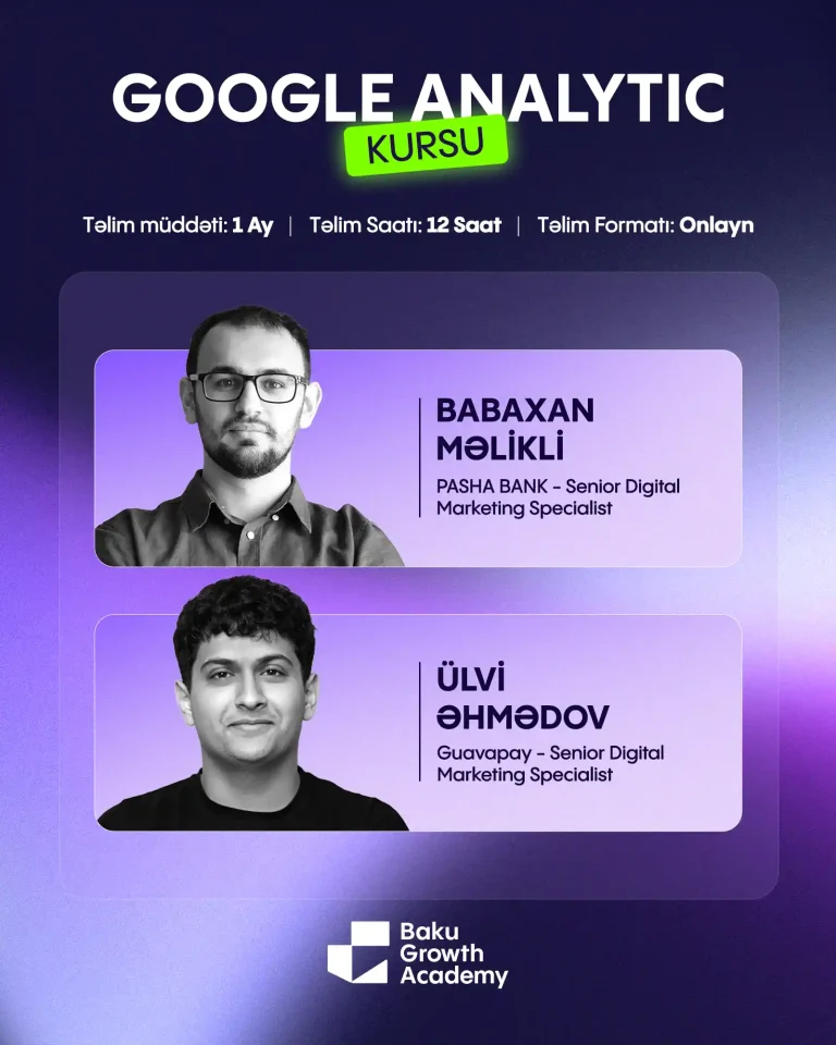 Google Analitika Kursu - GA4 Təlimi